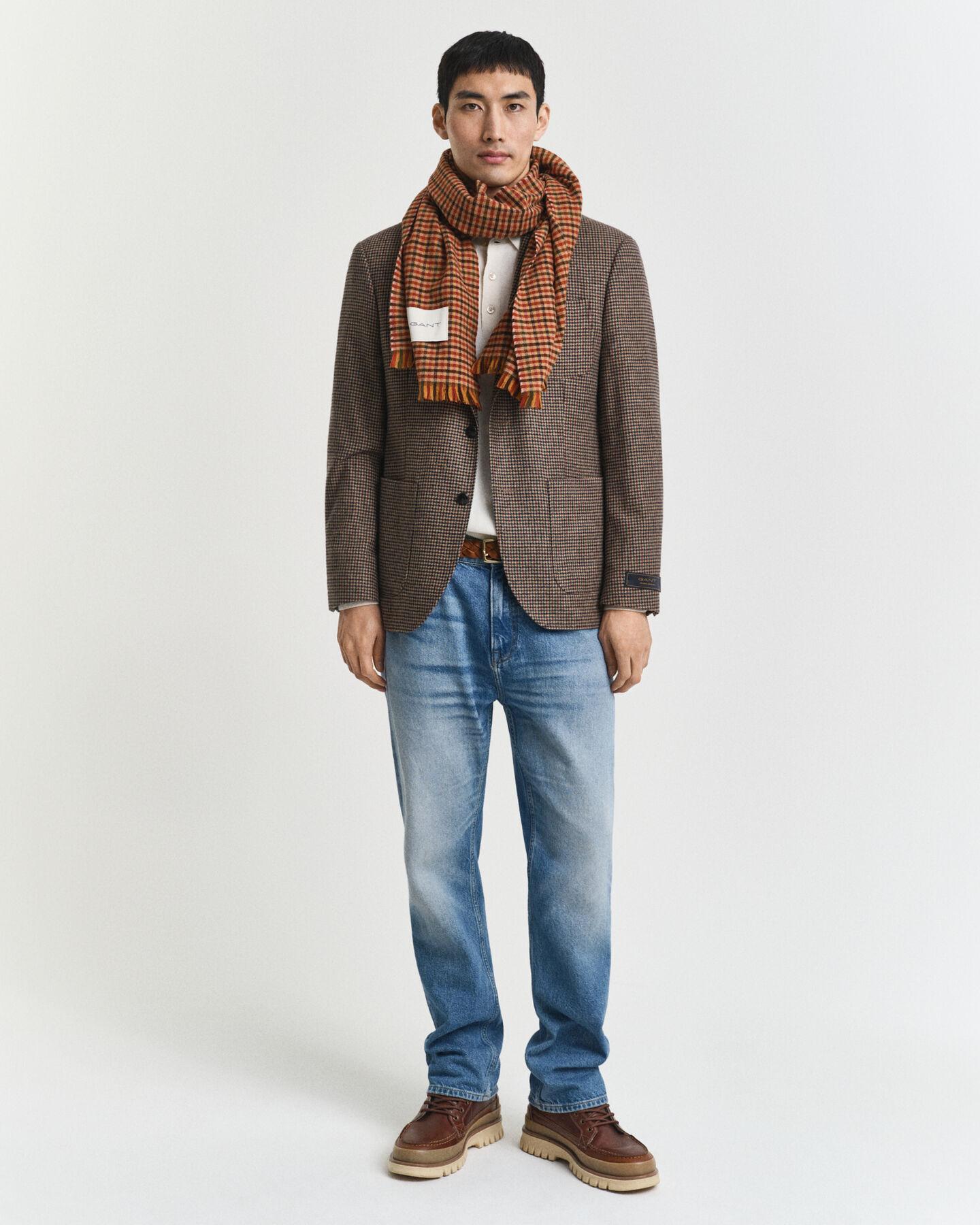 Americana Slim Fit de pata de gallo