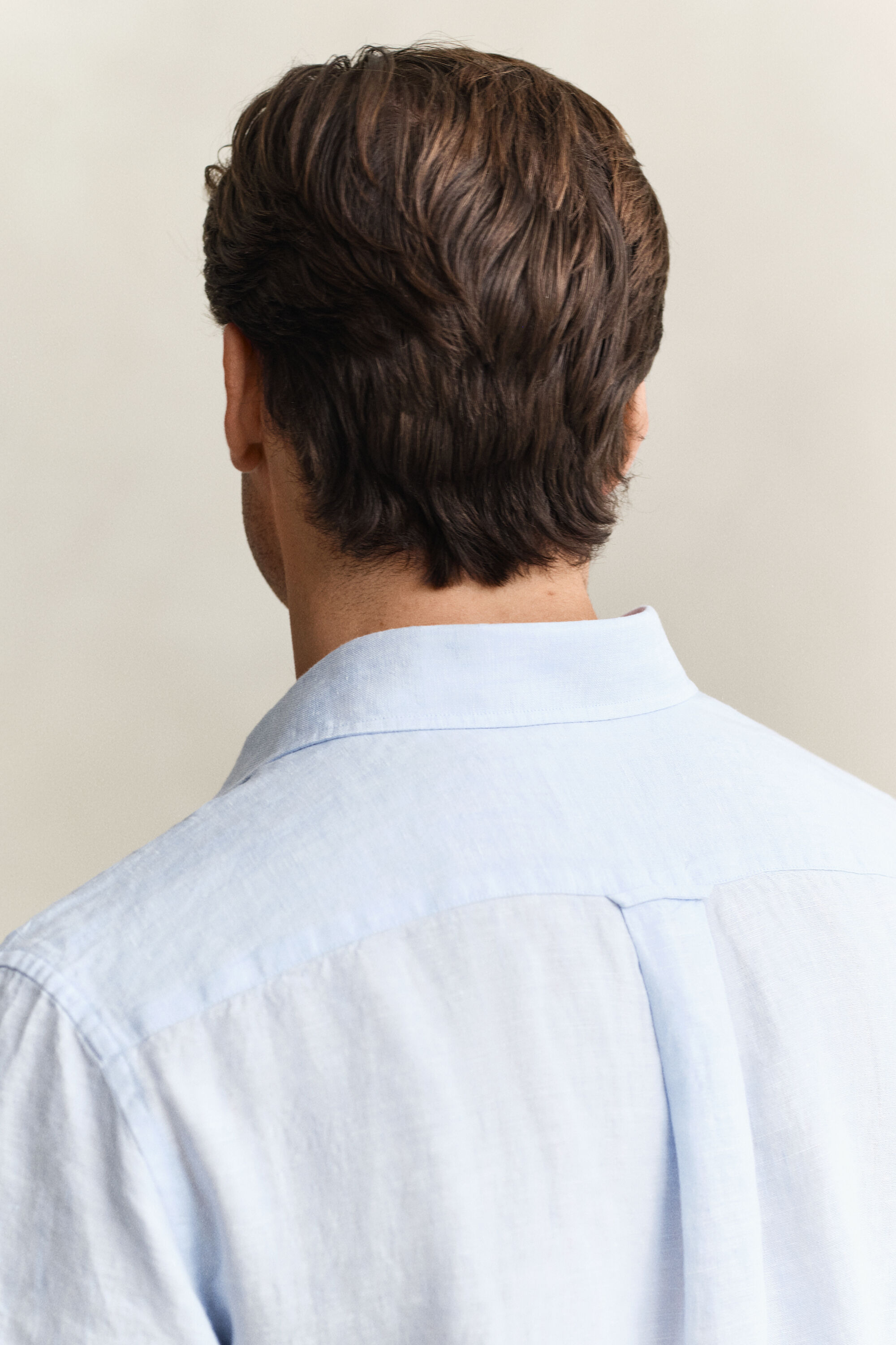 Camisa de manga corta de lino