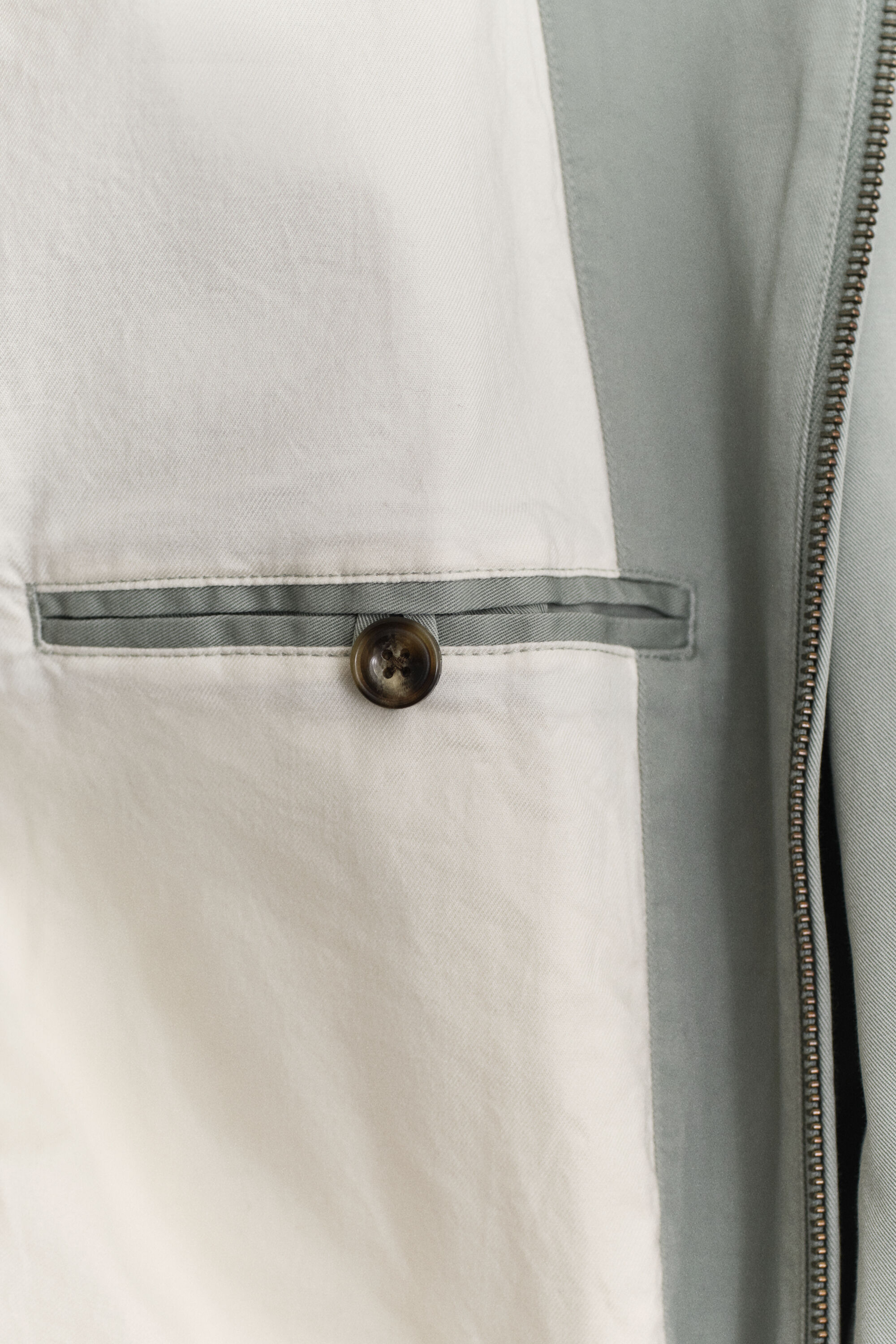 Chaqueta Windcheater de algodón