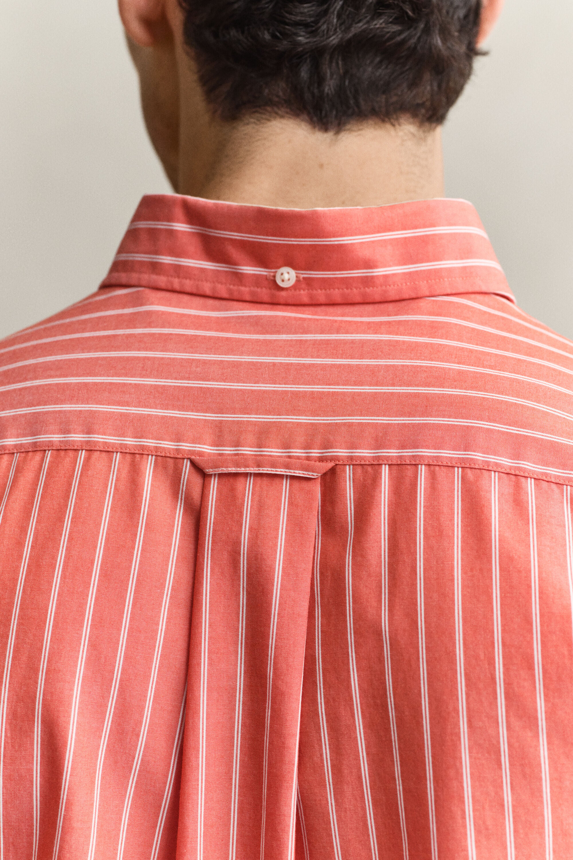 Camisa clásica de popelina a rayas