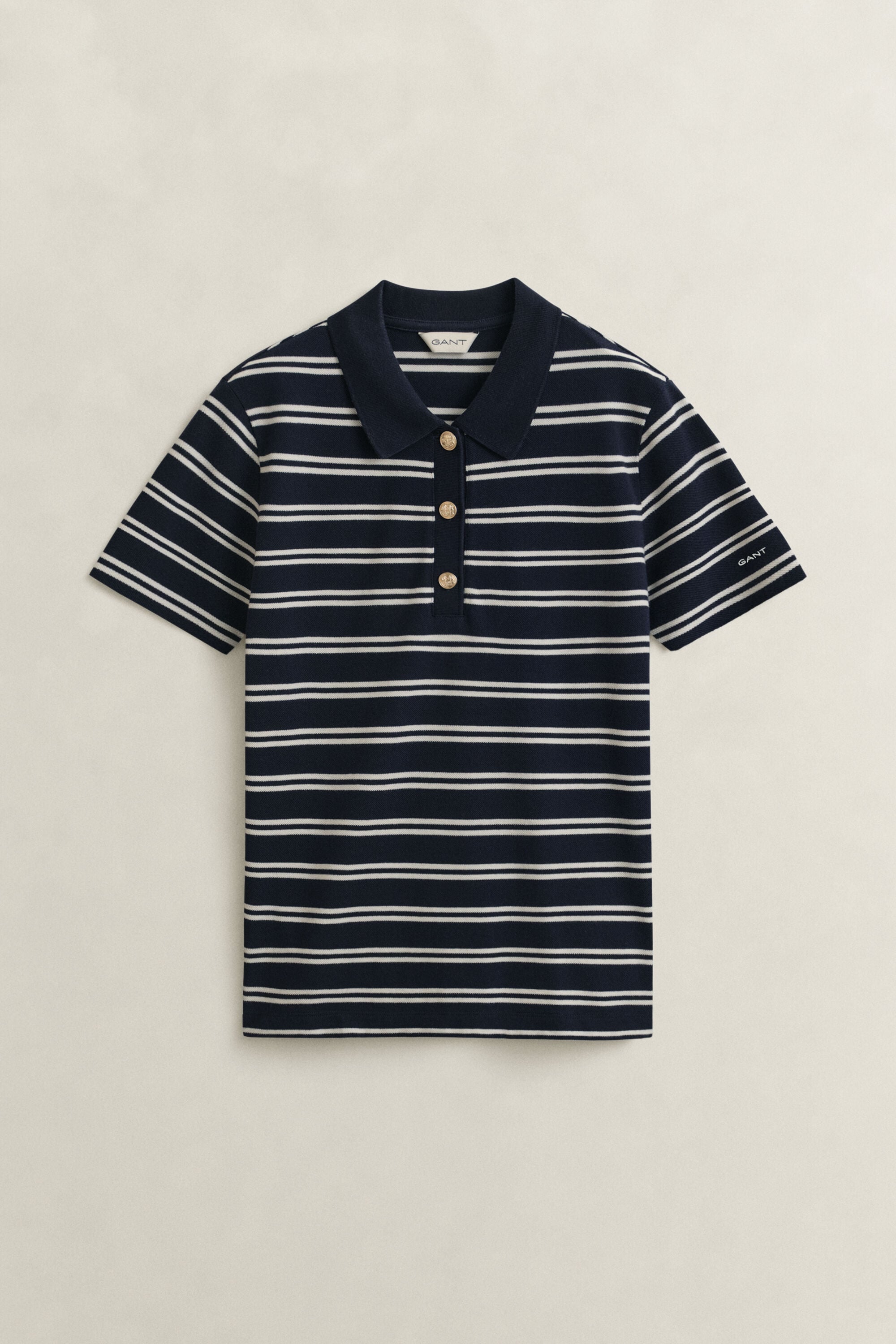 Polo de piqué a rayas