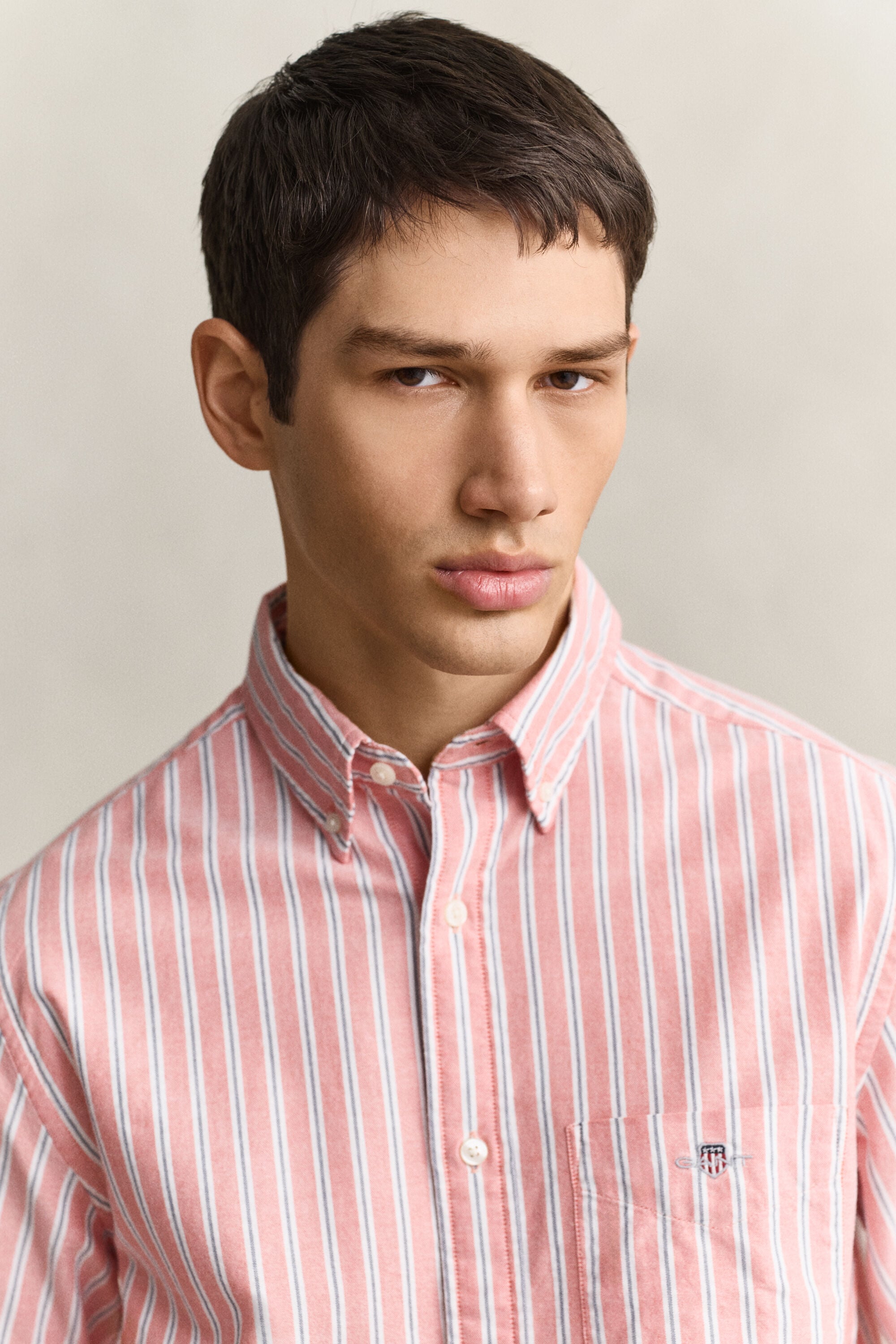 Camisa Oxford clásica a rayas