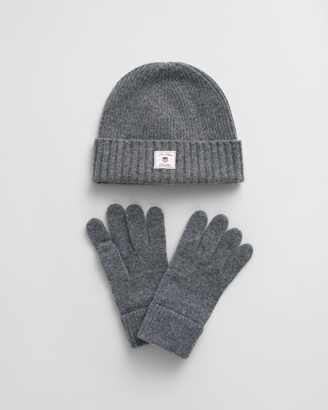 Set de regalo con gorro y guantes