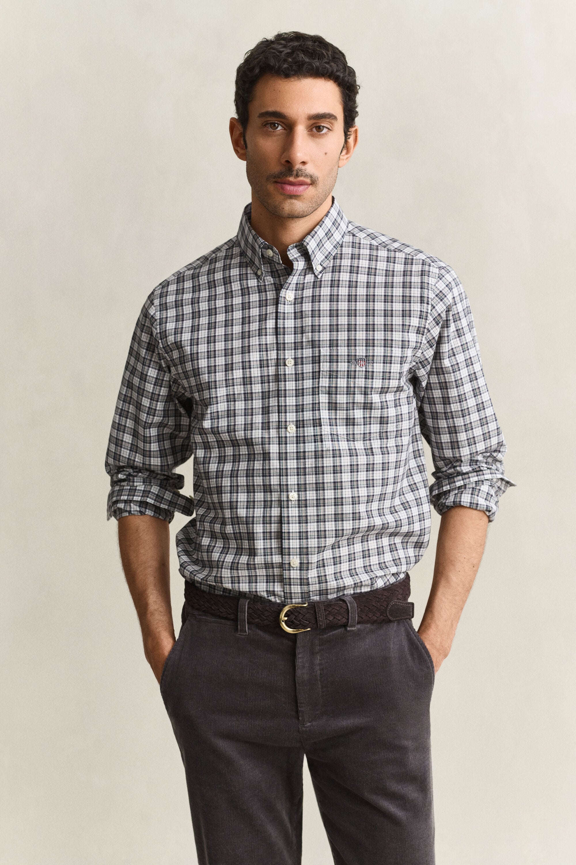 Camisa de popelina a cuadros