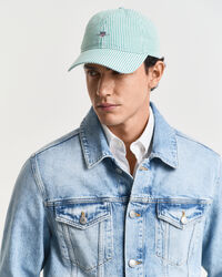 Gorra de sirsaca a rayas