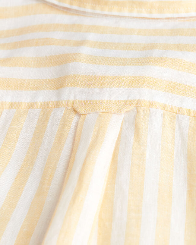 Camisa Relaxed Fit de lino a rayas