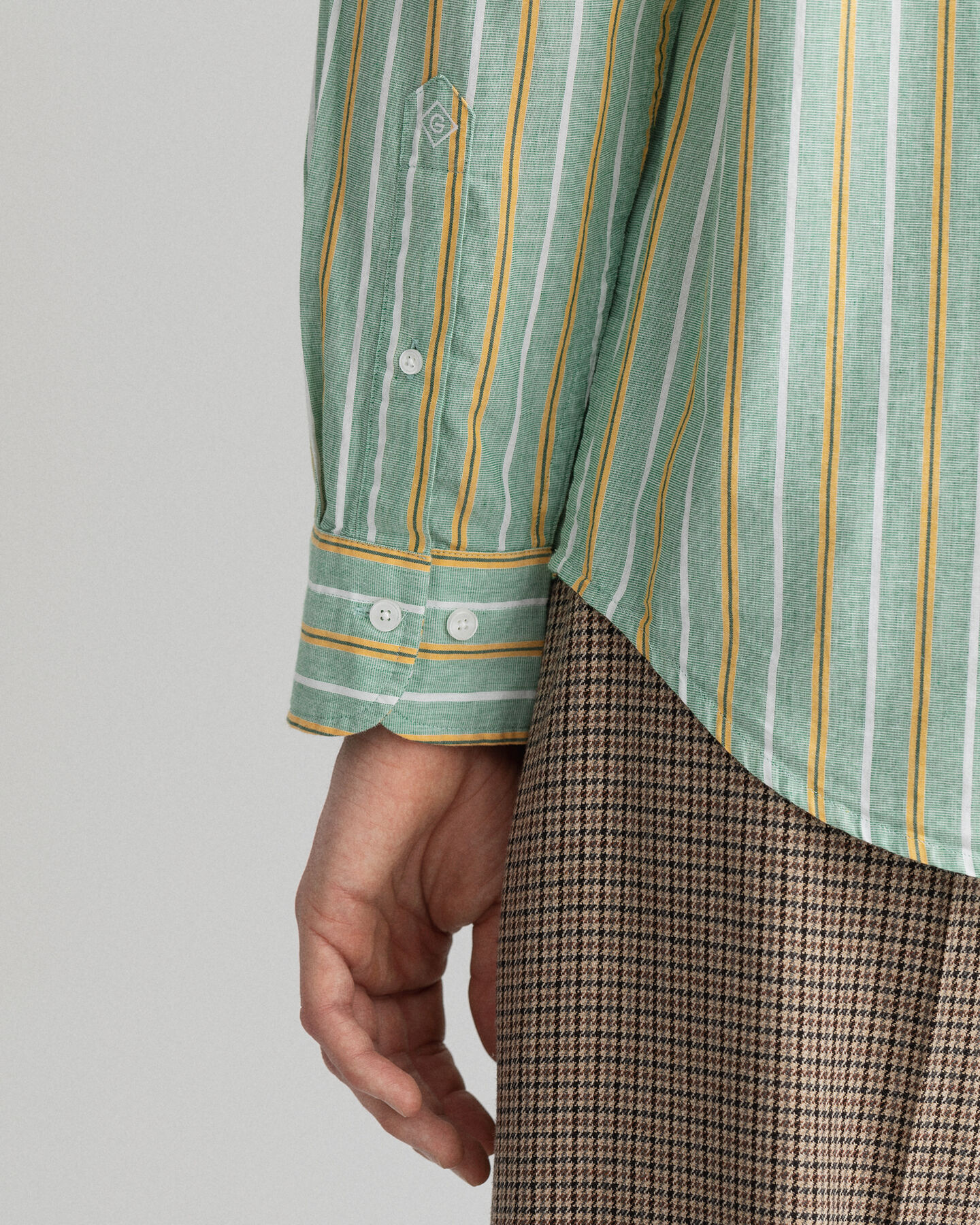 Camisa Relaxed Fit fil-&agrave;-fil