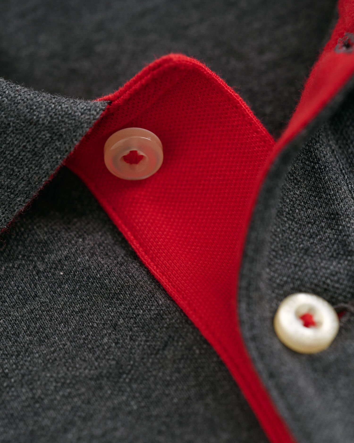 Rugger de piqué en contraste