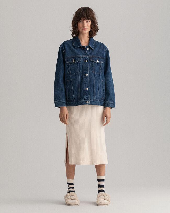 Cazadora vaquera extragrande