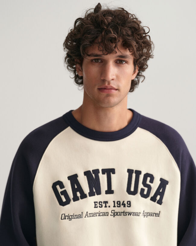 Sudadera GANT USA de cuello redondo