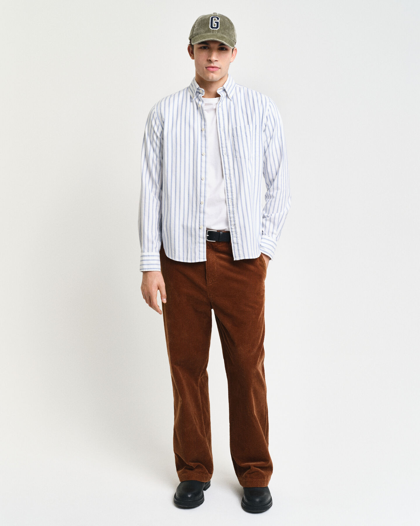 Camisa Oxford Regular Fit Archive a rayas