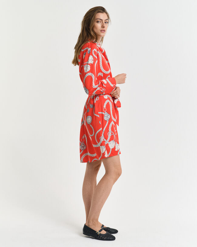 Vestido camisero con estampado Sailing