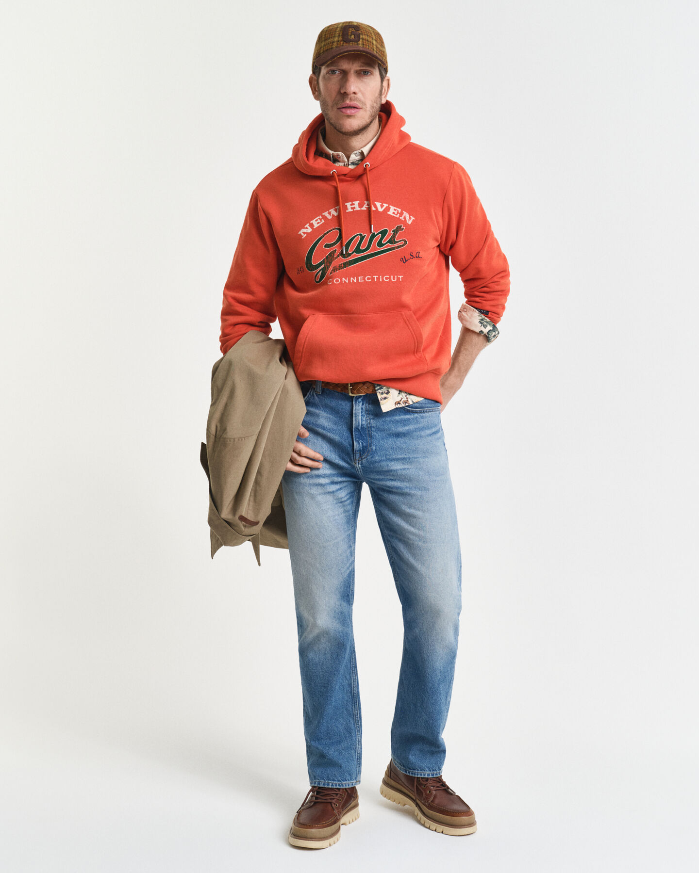 Sudadera con capucha Crest Graphic