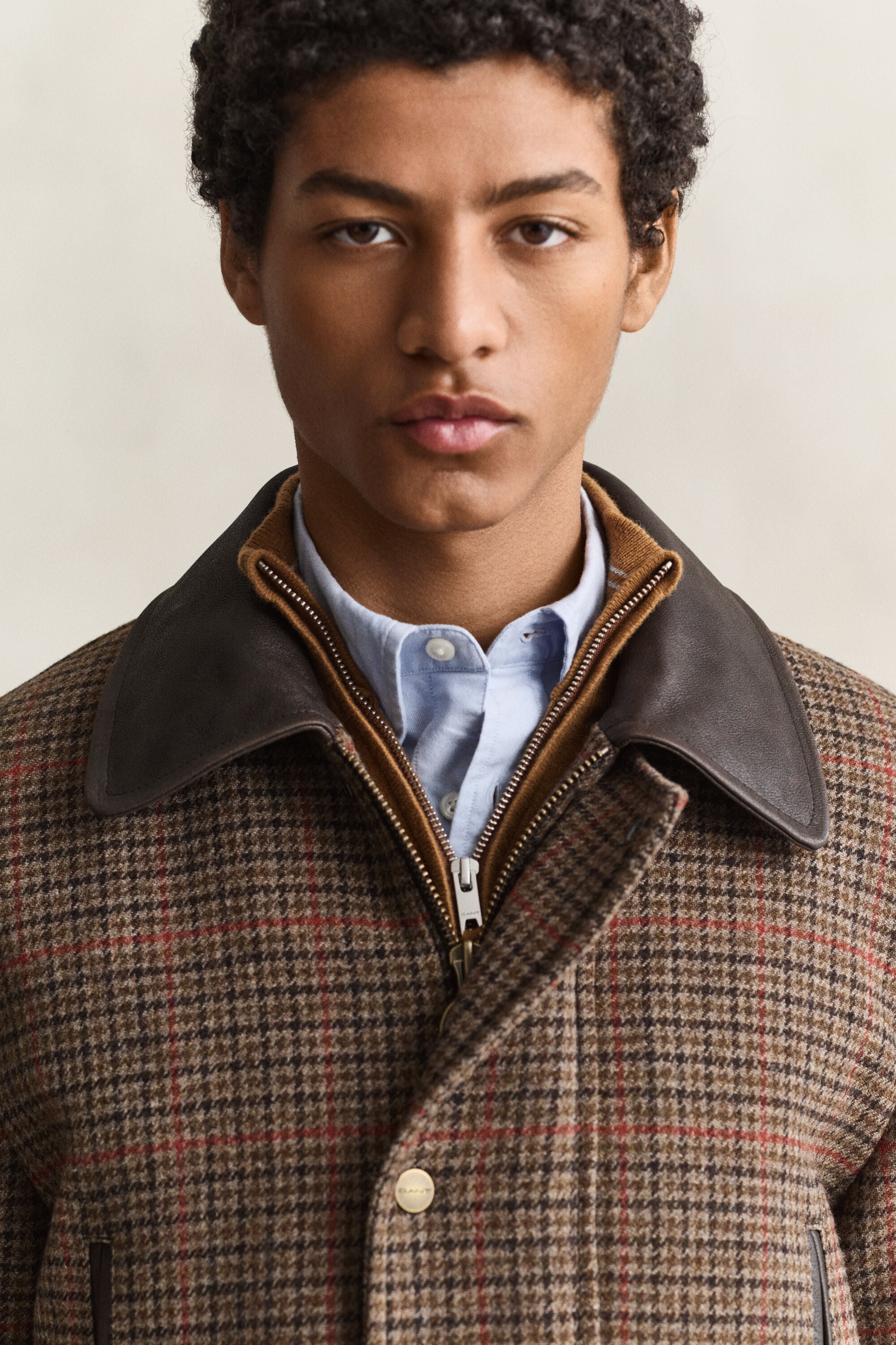 Chaqueta Decker de tweed británico