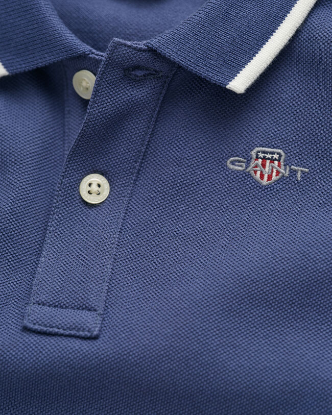 Rugger de piqu&eacute; con ribete en contraste Baby