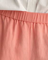 Pantalones Relaxed Fit en mezcla de lino Pull-On