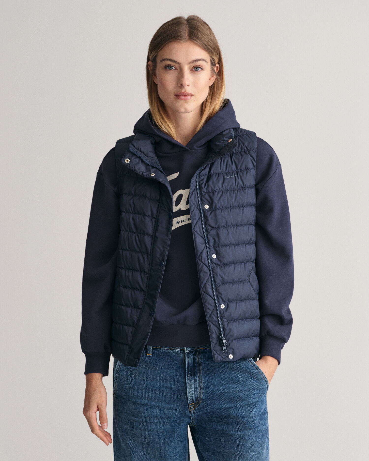 Chaleco plumas ligero mujer outlet