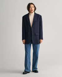 Camiseta con cuello de cisne y manga larga