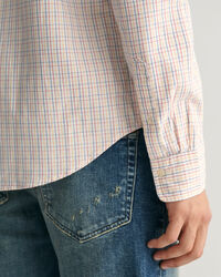 Camisa Oxford Regular Fit Archive Tattersall