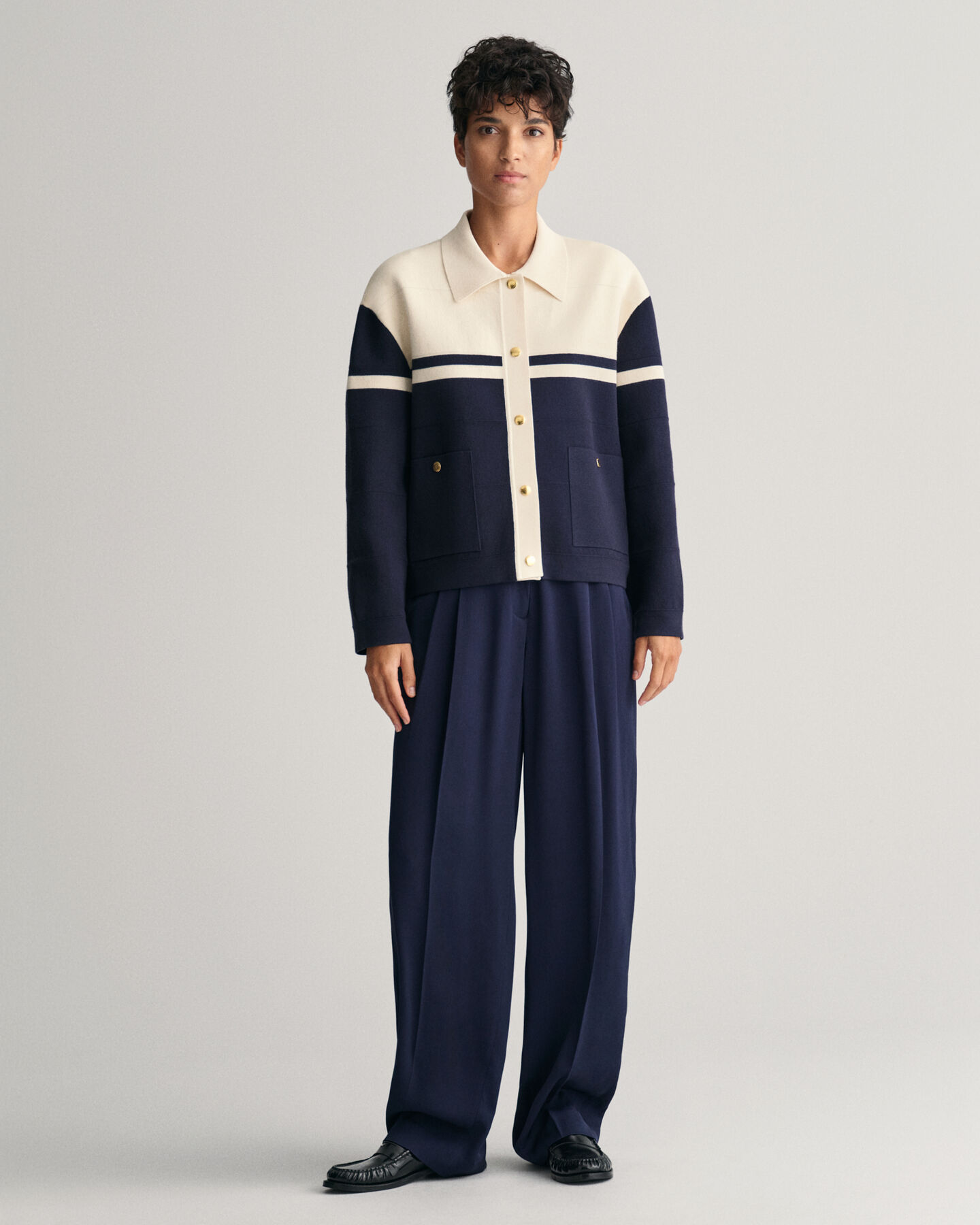 Cárdigan Color Blocked