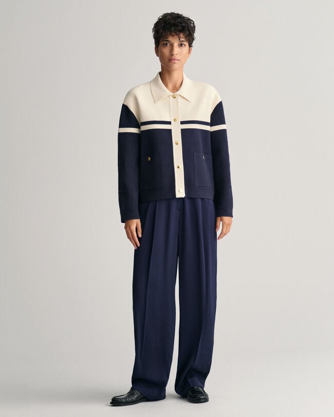 Cárdigan Color Blocked