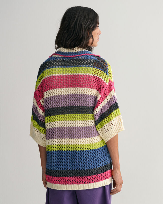 Jersey calado tipo polo