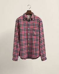 Camisa Regular Fit Wrangler x GANT de sarga a cuadros escoceses