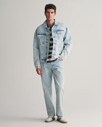 Polo de rayas con lavado intenso