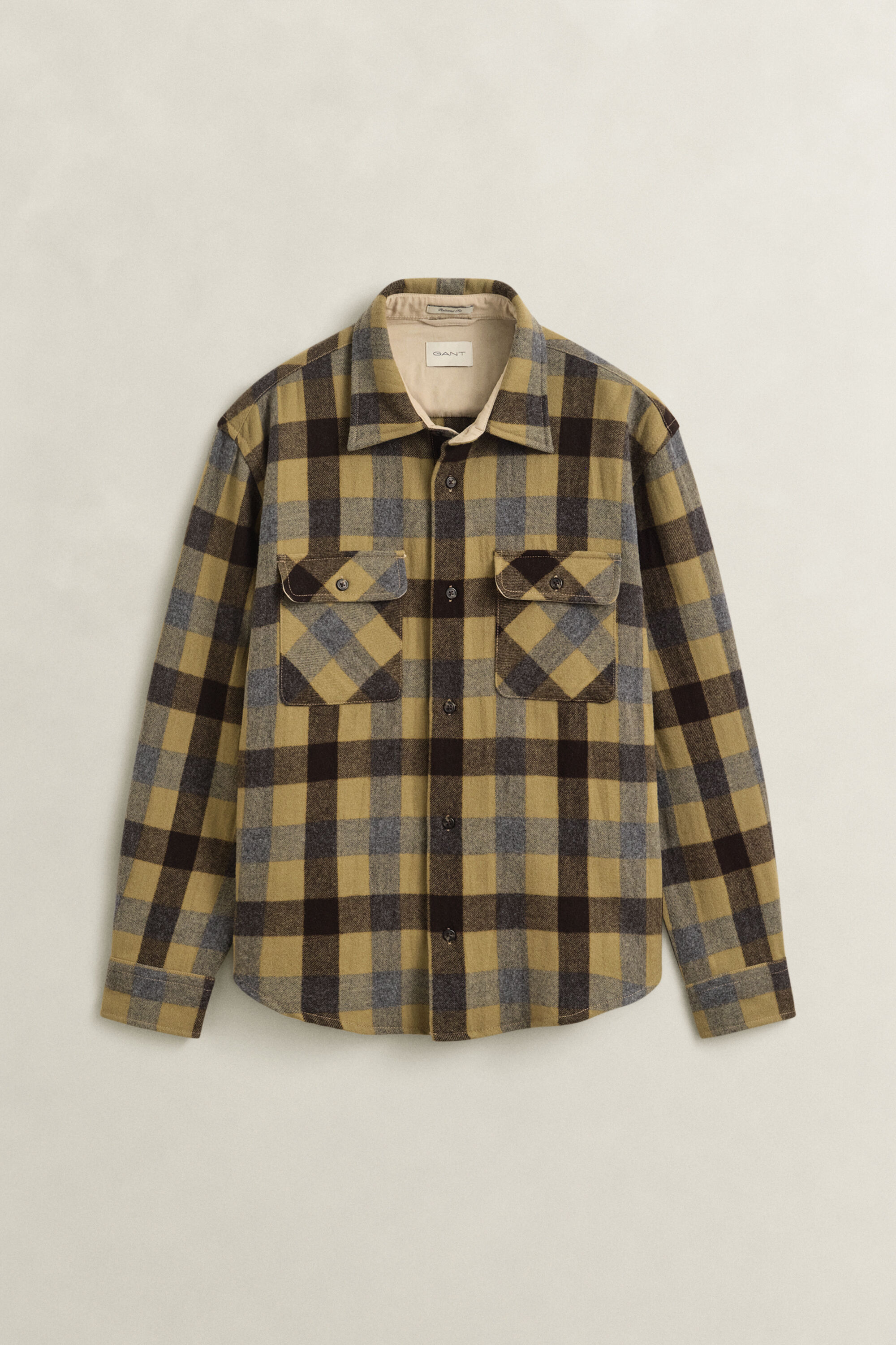 Camisa de lana a cuadros