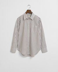 Camisa de popelina clásica de rayas Relaxed Fit