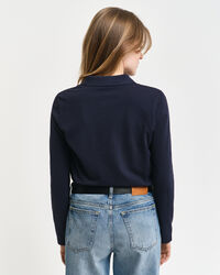 Polo de piqué de manga larga Shield