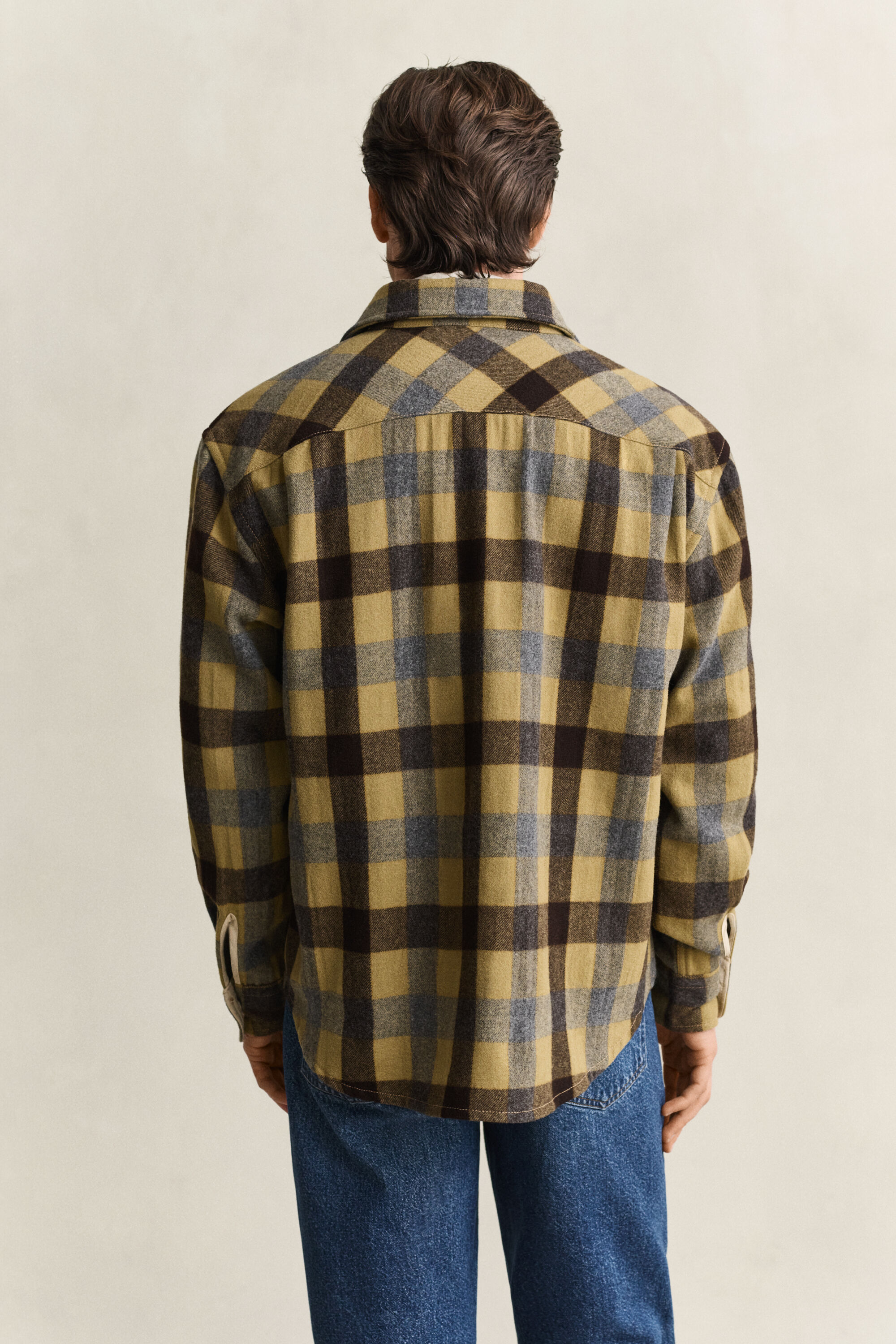Camisa de lana a cuadros