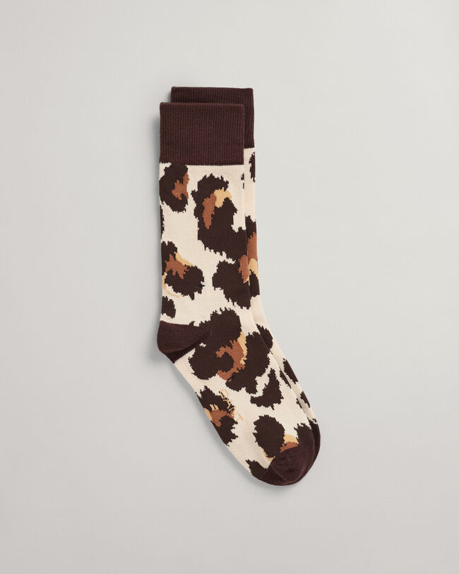 Calcetines con estampado de leopardo