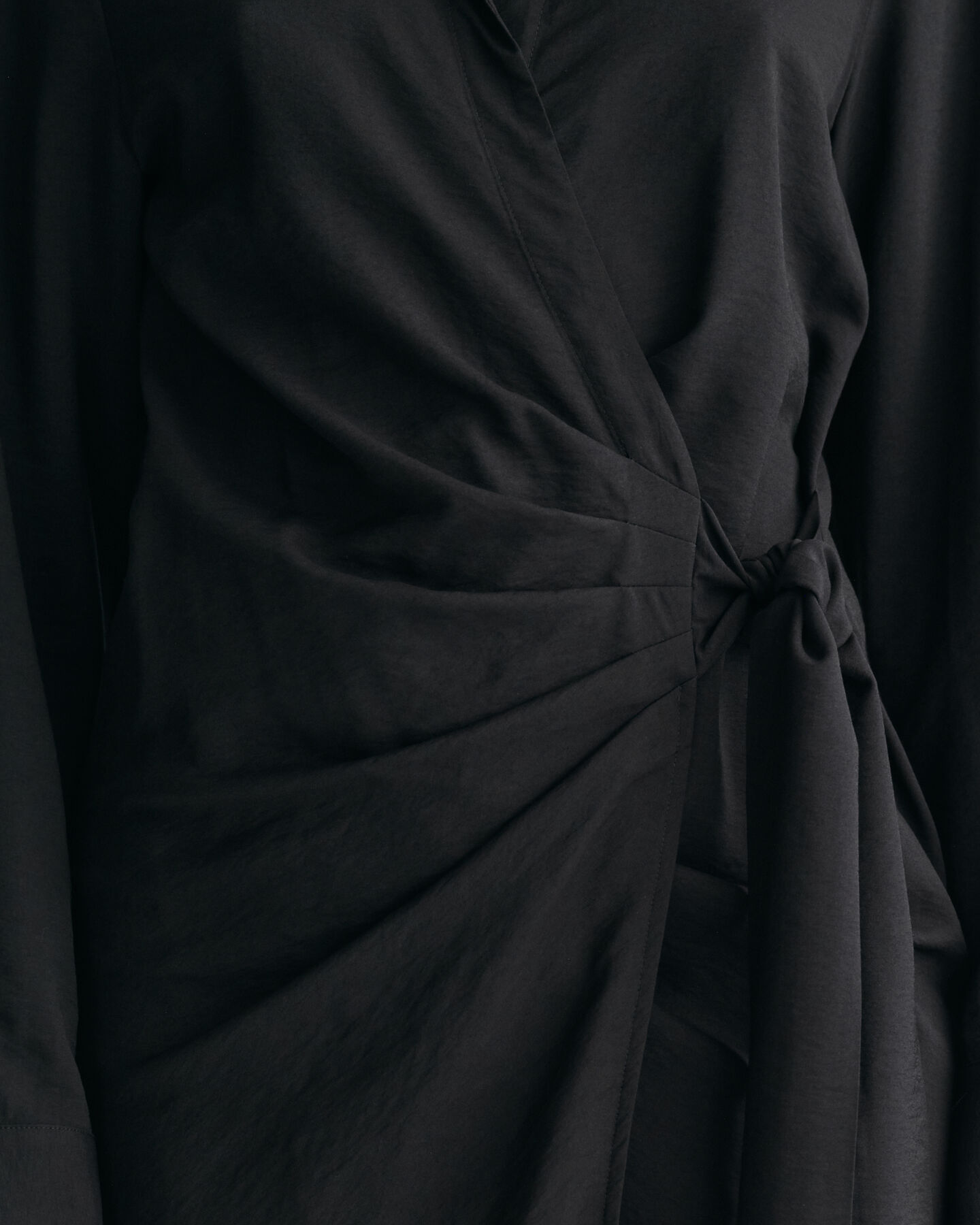 Vestido camisero cruzado