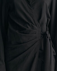 Vestido camisero cruzado