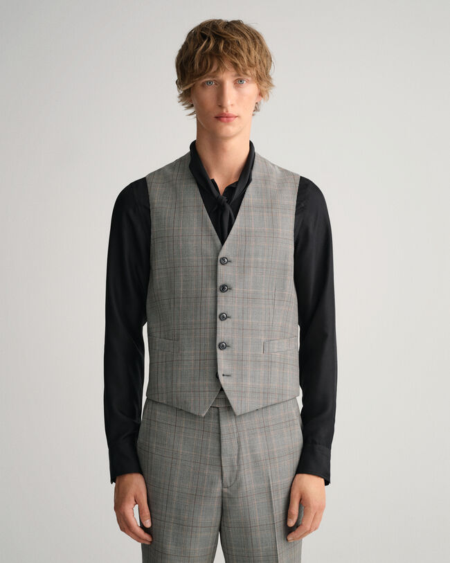 Chaleco de traje Glen Check