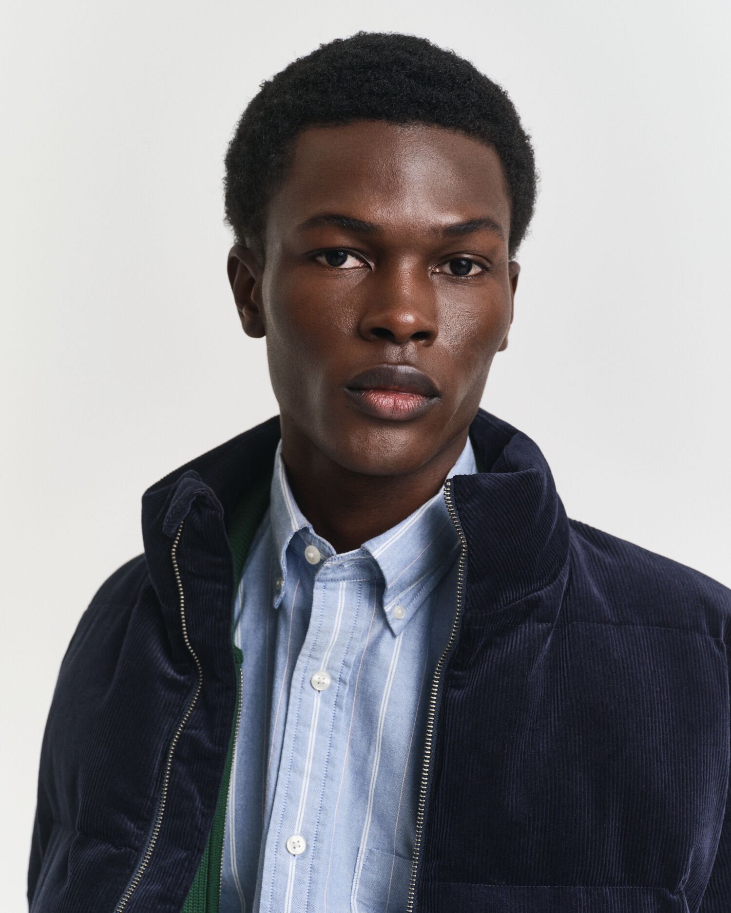 Chaqueta acolchada de pana