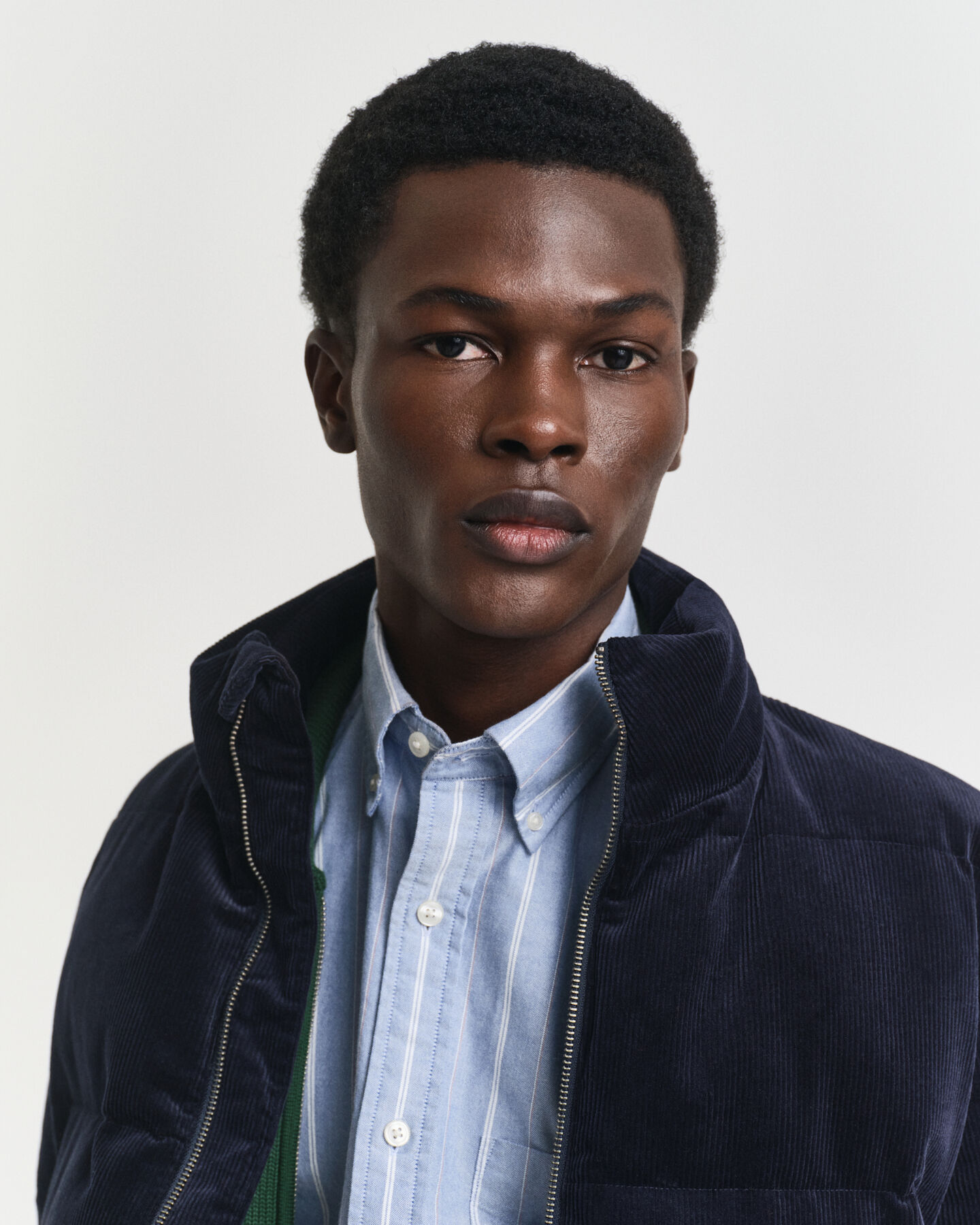 Chaqueta acolchada de pana