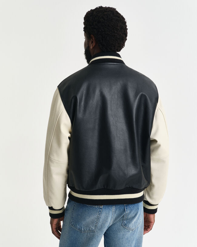 GANT Varsity Jacket de piel