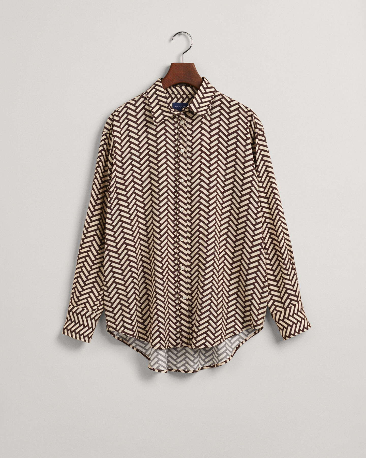 Camisa Relaxed Fit Geometric