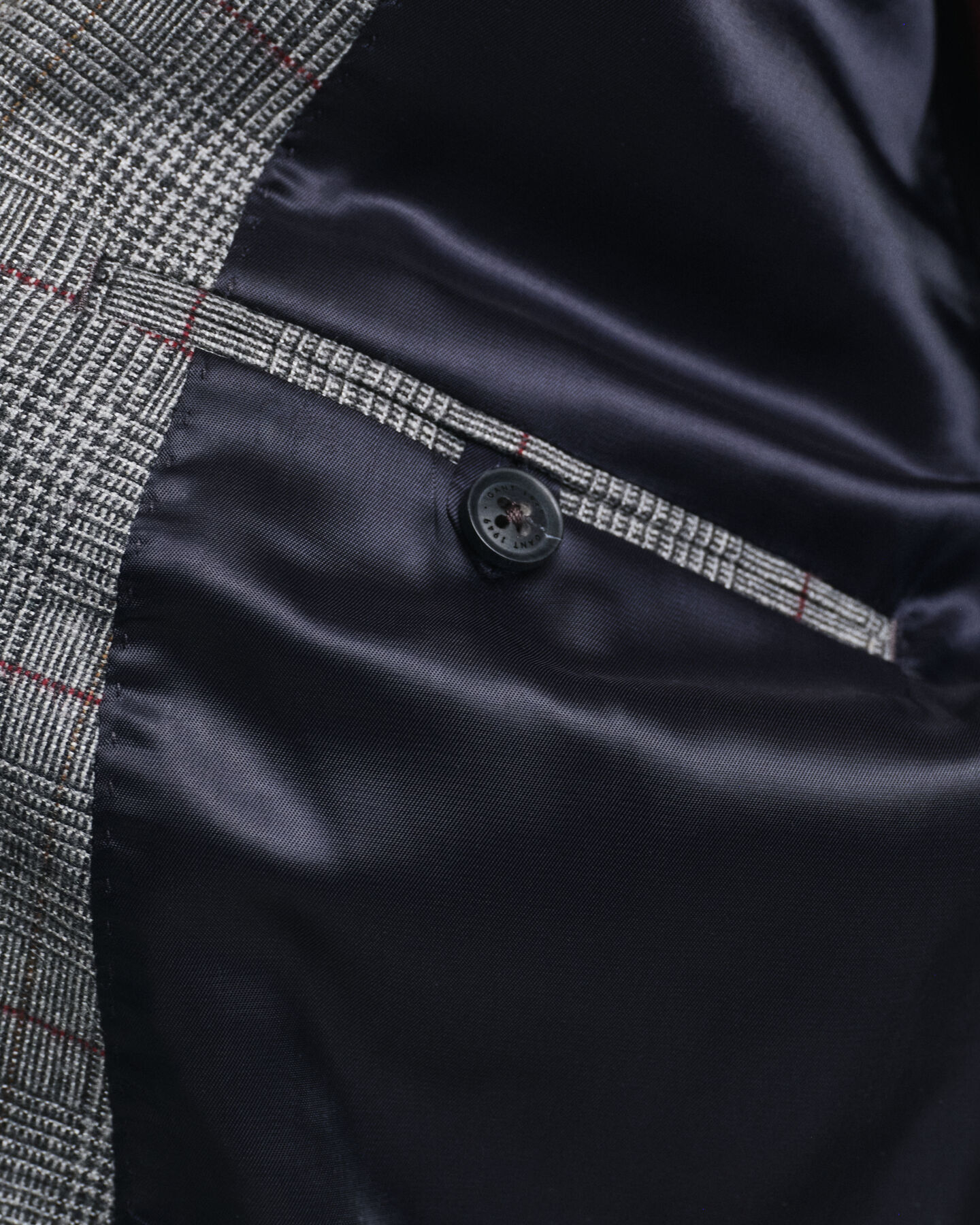 Americana de traje de cuadros