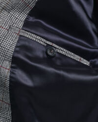 Americana de traje de cuadros