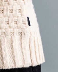 Jersey con cuello de cisne Chunky Texture