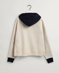 Sudadera con capucha con bloques de color