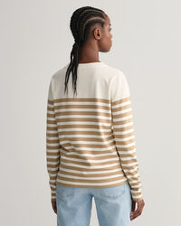 Camiseta de manga larga a rayas