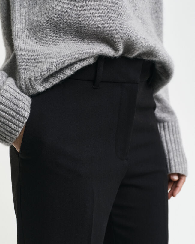 Pantalones de vestir Slim Fit acampanados