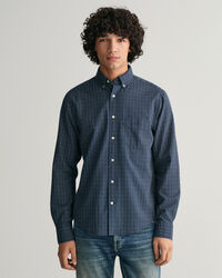 Camisa Oxford Regular Fit Archive Tattersall