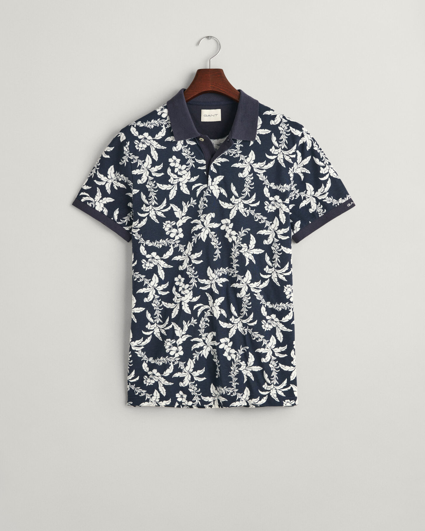 Polo de piqué Palm Lei Print