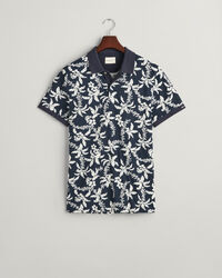 Polo de piqué Palm Lei Print
