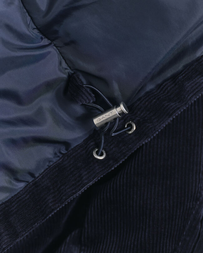 Chaqueta acolchada de pana